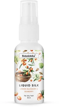 Жидкий шёлк для восстановления волос "Облепиха и липовый цвет" - Botanioteka Liquid Silk For Dry Hair 30ml (30ml) (1051963-1398663-2)