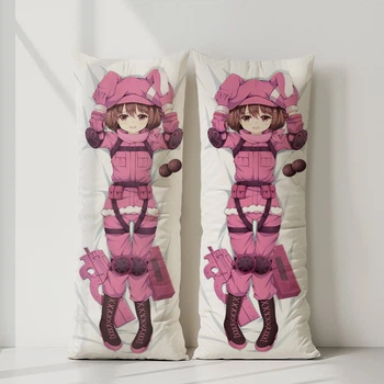 Ленн (Gun Gale Online) Мастера меча онлайн подушка дакимакура 120*40 см
