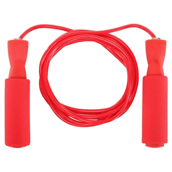 Скакалка скоростная с подшипником и PVC жгутом SP-Sport Jump Rope 0783 длина 2.8м Red