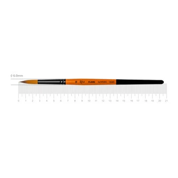 Кисточка для рисования Rosa Синтетика круглая, FLAME 1368R, №12 (4823098534303)