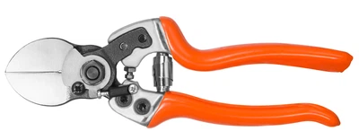 Секатор Stocker 376 Ergo Light 21 эргономичен с двумя режущими лезвиями.