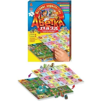 Алфавит-пазл "Сказочное королевство" укр, Danko Toys DT33PU