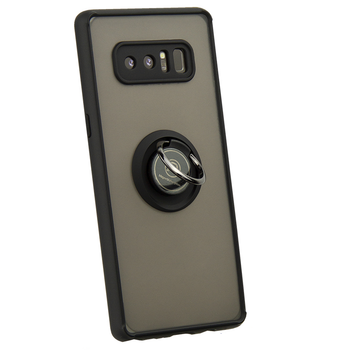 Чехол Fiji Colorframe для Samsung Galaxy Note 8 (N950) матовый бампер с кольцом подставкой Black