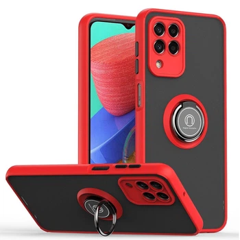 Чехол Fiji Colorframe для Samsung Galaxy M33 5G (M336) матовый бампер с кольцом подставкой Red
