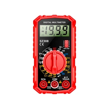 Мультиметр Aneng High Precision SZ308 функція hFE, Червоний