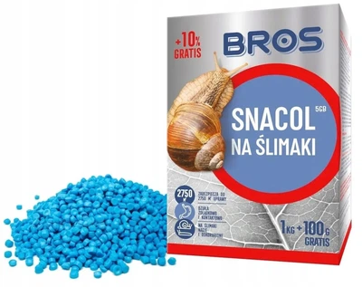 Засіб Bros Snacol 3GB від равликів та слимаків 1100 г Польща