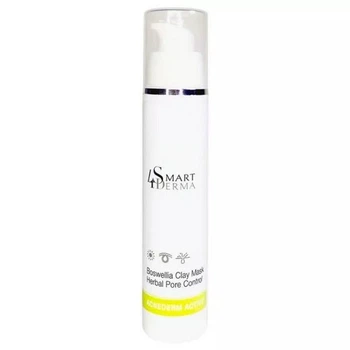 Порозвужувальна себорегулююча маска БОСФЕЛІЯ Smart4Derma Acne Derm Active Boswellia Clay Mask Herbal Pore Control 50мл
