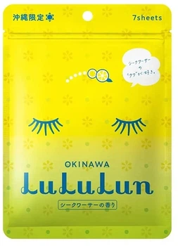 Маска для лица "Цитрус с о. Окинава" - Lululun Premium Face Mask Okinawa Citrus 7шт (1304705-142692)