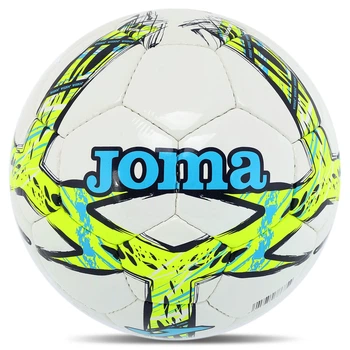 М'яч футбольний №5 TPU ламінований зшитий вручну Joma DALI III 401412-216-T5 (№5, білий-жовтий)