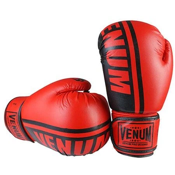 Боксерские перчатки Venum, PVC-19, 12oz, красный