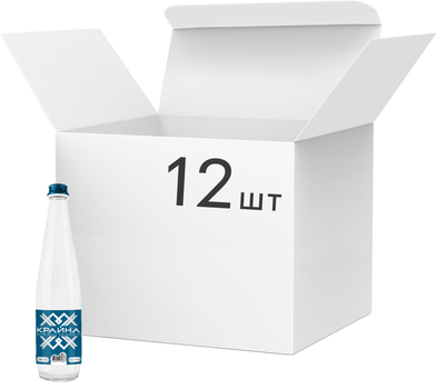 Упаковка мінеральної природної столової газованої води Крайна 0.5 л х 12 пляшок (3974)