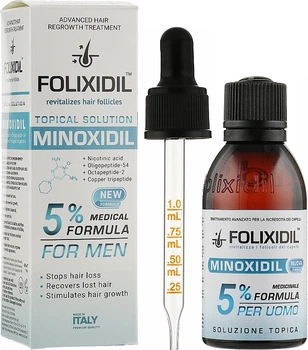 Лосьон против выпадения волос - Folixidil Enchanced Minoxodil 5% 60ml (982068-175171)