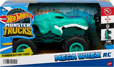 Pojazd zdalnie sterowany Hot Wheels Monster Trucks RC Mega-Wrex 1:24 (0194735195404)