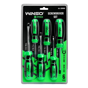 Набор отверток Winso Pro 6шт 920060