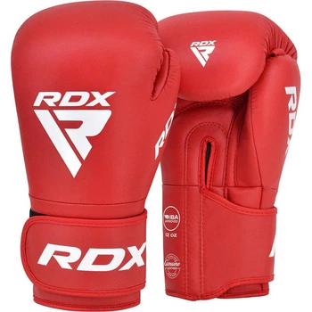 Боксерські рукавички RDX IBA для змагань червоні 12 унцій