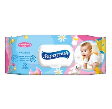 Салфетки влажные Superfresh Baby 72 шт (4820048488044)