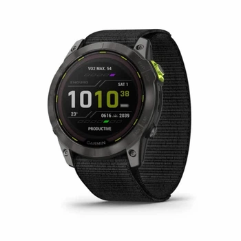 Cмарт-годинник Garmin Enduro 2, Saph, Carbon Gray DLC Ti w/Black UltraFit Band