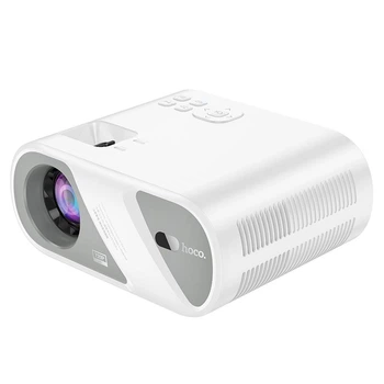 Проектор Hoco DT1 wireless projector (720p same screen version) |2.4G/5G, AUX/USB/AV/HDTV| Колір white