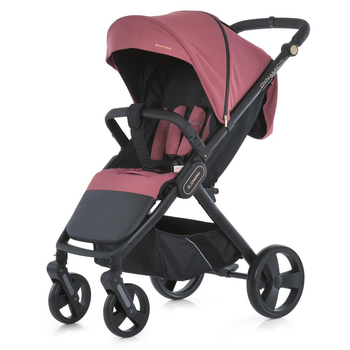 Детская прогулочная коляска EL CAMINO DYNAMIC PRO ME 1053-3 Dusty Rose , коляска-книжка всесезонная розовая