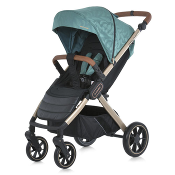 Детская прогулочная коляска EL CAMINO DYNAMIC PRO Special Mint ME 1053G-2 , коляска-книжка БИРЮЗА