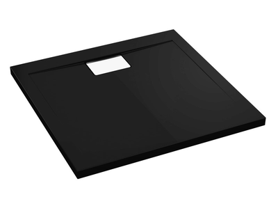 Душовий піддон Polimat VEGAR чорний 140 x 90 х 4,5/1,5 см