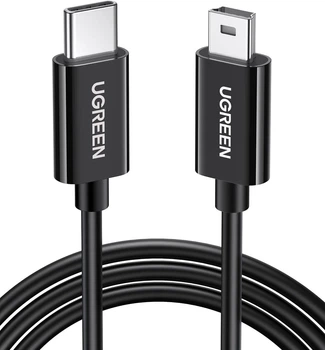 Кабель UGREEN US242 USB-C 2.0 Male to Mini USB 5Pin Male 1m Black (50445)