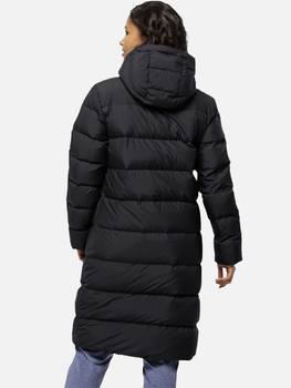Пуховик зимний длинный женский Jack Wolfskin Frozen Palace Coat W 1204133_6350 2XL Темно-серый (4064886314664)