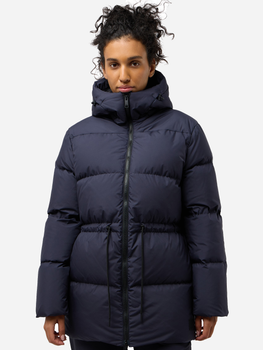 Пуховик зимний короткий женский Jack Wolfskin Kirschallee JKT W A60213_C0413 XS Темно-синий (4064886347983)