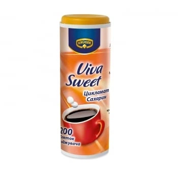 Заменитель сахара Viva Sweet с цикламатом и сахарозой1200 табл 5901716986624