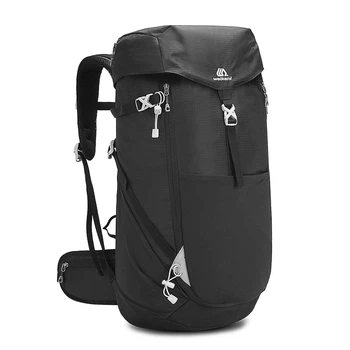 Универсальный туристический, походный, спортивный рюкзак Weikani 50 л Black (черный)