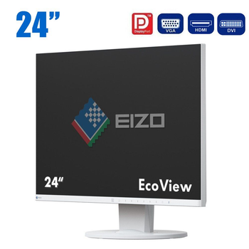 Монитор EIZO FlexScan EV2455 / 24" (1920x1200) IPS / DisplayPort, HDMI, DVI, VGA / VESA 100x100 б/у