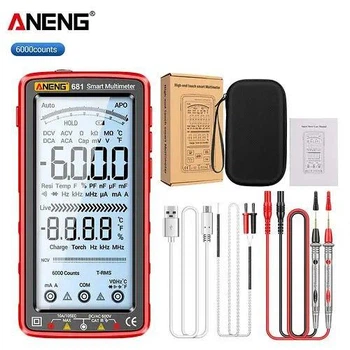 Цифровой мультиметр тестер ANENG 681 Red