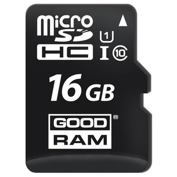 Карта памяти Goodram microSD 16GB Class 10 UHS-I (M1A0-0160R12)