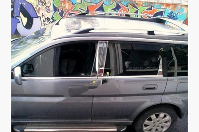 Накладки дверних стійок (нерж) Honda HR-V 1998-2006, (64423415)