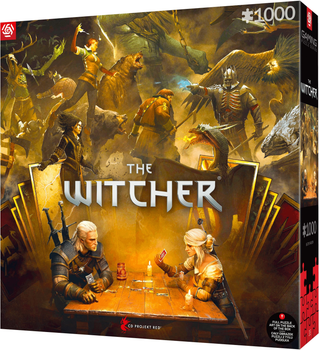 Пазл Good Loot The Witcher Playing Gwent 1000 елементів (5908305249634)