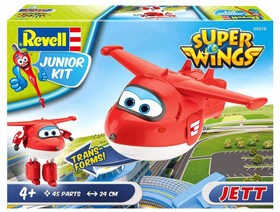 Конструктор Revell junior kit аероплан реактивний 45 елементів (4009803008707)