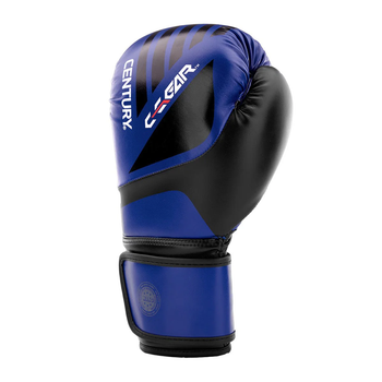 Боксерские перчатки Century Kickboxing Gloves C-GEAR Integrity WAKO approved (115541-610) Blue/Black 10 унций