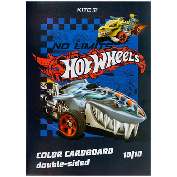 Картон кольоровий двосторонній А4 Hot Wheels HW24-255 4063276218896
