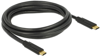 Кабель Delock USB 3.1 Gen 1 USB Type-C – Type-C 2 m Black (4043619855278)