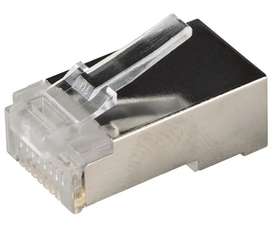 Коннектор-разъём RJ45 8p*8c экранинованный 10шт