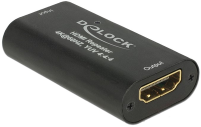 Удлинитель HDMI Delock HDMI 4K 60 Hz UHD 30 m Black (4043619114627)