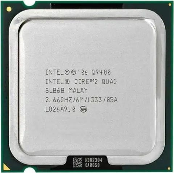 Процессор Intel Core 2 Quad Q9400 2.66GHz/6M/1333 (SLB6B) s775, tray