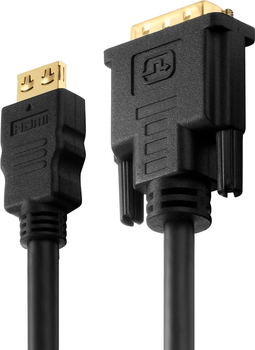 Кабель PureLink PureInstall 2K HDMI - DVI-D Dual Link 0.5 м Black (PI3000-005)