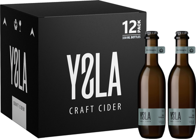 Упаковка сидра YSLA Craft Cider Lotus Lemongrass 5% 0.33 л х 12 шт (4820252850088 )