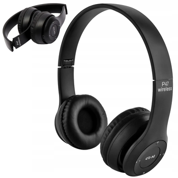 Навушники бездротові Bluetooth / Накладні з MP3 плеєром та microSD MDR R47 (L)