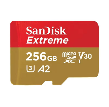Карта памяти SanDisk 256 Gb microSD XC A2 V30 U3 микро сд СанДіск 256 Гб + адаптер micro SD