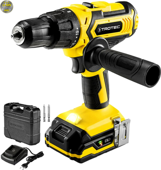Дрель-шуруповерт аккумуляторная ударная Trotec PHDS 11-20 V + кейс 4410000502 (DAS302795)