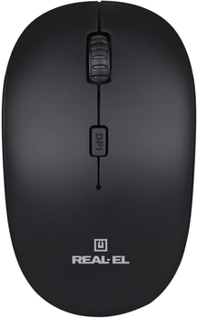 Мышь Real-El RM-301 Wireless Black (EL123200022)