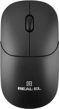 Мышь Real-El RM-313W Wireless Black (EL123200042)