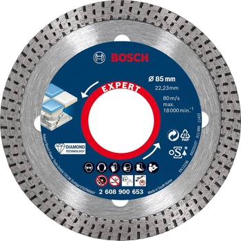 Круг алмазный отрезной Bosch Hard Ceramic 85х22,23 мм (2608900653)